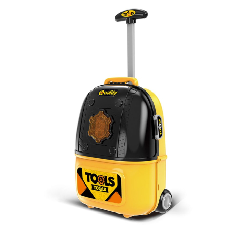 Banc de lucru jucarie Rovo 982, cu unelte si accesorii, 33 piese [1]