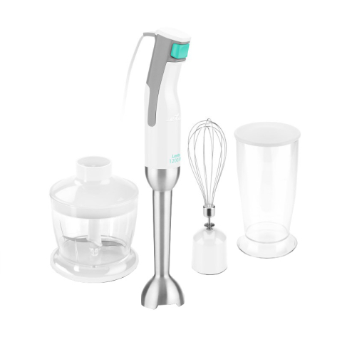 Blendere - Blender de mana 3 in 1 ETA Lento 3017 90000, 1200 W, 2 viteze plus TURBO, 2 accesorii, 2 recipiente