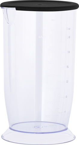 Blender de mana ECG RM 100 Max Black, 400 W, functie TURBO, tel, recipient tocator 500 ml, lame din otel inoxidabil [7]