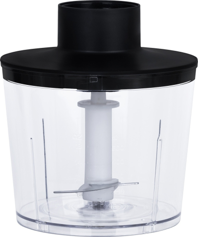 Blender de mana ECG RM 100 Max Black, 400 W, functie TURBO, tel, recipient tocator 500 ml, lame din otel inoxidabil [6]