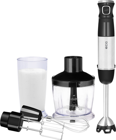 Blendere - Blender vertical ECG RM 800, 800 W, lame din otel inoxidabil, recipient tocator 500 ml