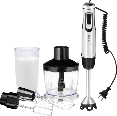 Blendere - Blender vertical ECG RM 900, 800 W, 10 viteze + TURBO, recipient tocator 500 ml, lame din otel inoxidabil