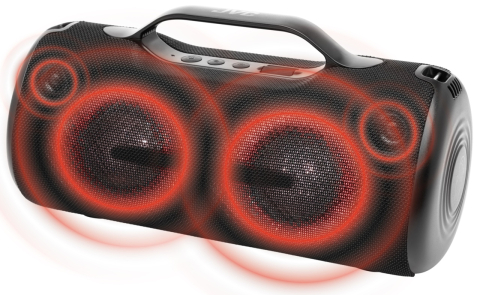 Boxe portabile - Boxa Portabila JVC XS-E643B, 60W, Bluetooth 5.3, baterie Litiu-ion 3,7V/10800mAh, TWS, IPX5, efecte luminoase, negru