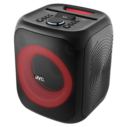 Electronice - Boxa portabila JVC XS-EP314B, 60W, LED, Bluetooth, Karaoke, AUX, intrare USB, TWS, Microfon, Negru