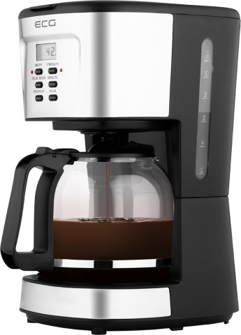 Cafetiera ECG KP 2125 Supreme, 900 W, 1.5 L, 12 cesti, LCD, bol din sticla [3]