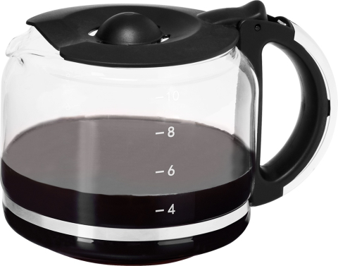 Cafetiera ECG KP 2150 Stripe, 980 W, 1.5 litri, preparare pana la 10 cesti de cafea odata, sistem drip-stop, negru [6]