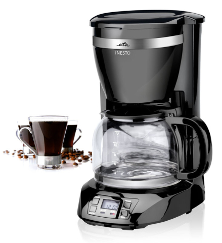 Cafetiera ETA Inesto 3174 , 900 W, 1.5 L, afisaj digital, vas din sticla [3]
