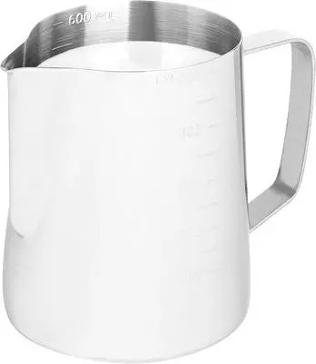 Cana pentru spumarea laptelui ECG Milk Jug Lucido, 600ml, otel inoxidabil [3]