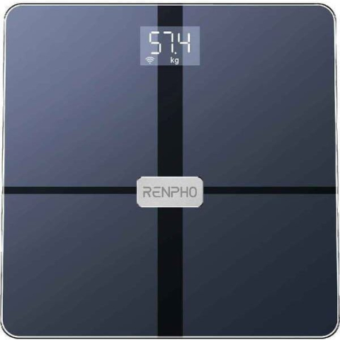 Cantare - Cantar de baie Smart Renpho WBE28, Wifi, Bluetooth, Maxim 180Kg, 13 masuratori, BMI, Compatibil cu Samsung Health, Apple Health, Google Fit and Fitbit sync