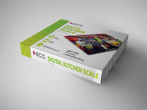 Cantar de bucatarie ECG KV 117 Chilli, 5 kg, precizie 1g, TARA, afisaj LCD, sticla securizata 3mm [3]
