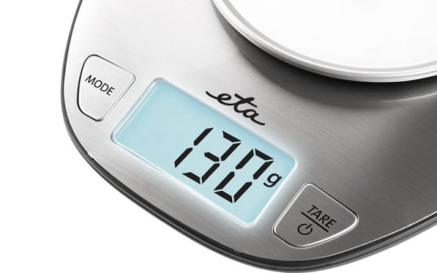 Cantare - Cantar de bucatarie ETA DORI 6778, 5 Kg, precizie 1g, TARA, otel inoxidabil