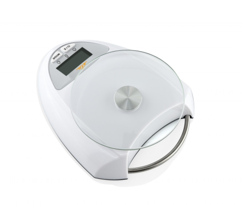 Cantar digital de bucatarie ETA Zori 7778 90000 alb, 5 Kg, precizie 1 gram, TARA, bol din plastic detasabil [7]