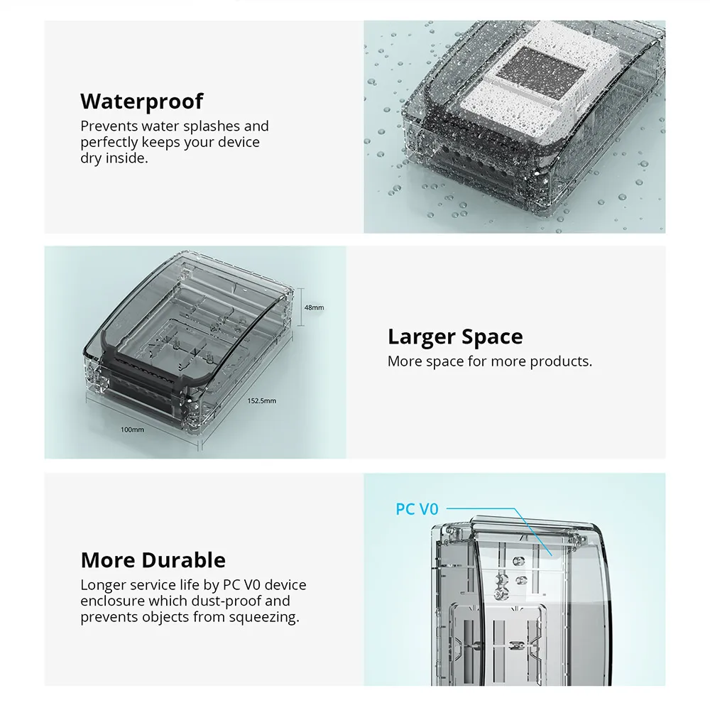 Carcasa rezistenta la apa Sonoff Box R2 [3]