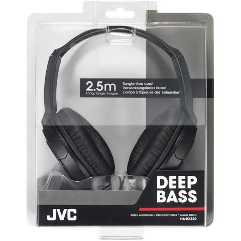 Casti audio JVC HA-RX330, Cu Fir, Over-Ear, negru [2]
