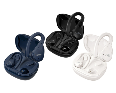 Casti audio - Casti JVC HA-EC25T-A-U, True Wireless, Bluetooth, In-Ear, Microfon, albastru