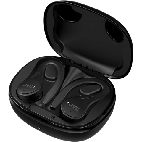 Casti audio - Casti JVC HA-EC25T-B-U, True Wireless, Bluetooth, In-Ear, Microfon, negru