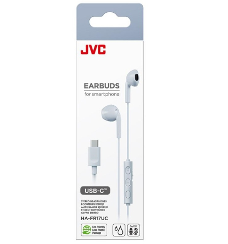 Casti JVC HA-FR17UC-A-U, Cu Fir, In-Ear, Microfon, USB-C, albastru deschis [2]