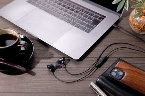 Casti JVC HA-FR29UC-B-U, Cu fir, In-Ear, Microfon, USB-C, Functie Mod Sunet, Husa, negru [2]