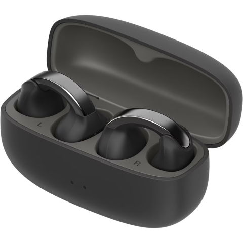 Casa, Gradina si Bricolaj - Casti JVC Nearphones HA-NP1T-B-U, True Wireless, Bluetooth, Open-ear, Microfon, negru