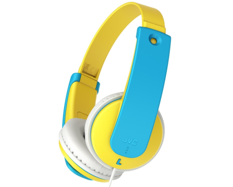 Casti JVC pentru copii HA-KD7-YNE, Over-ear, galben-albastru [1]