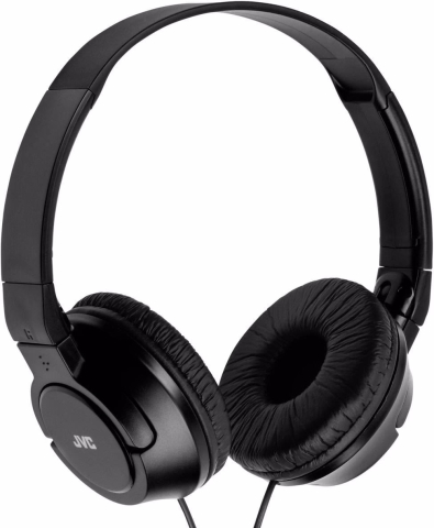 Casti audio - Casti Over the Ear JVC HA-S180B-E-F, Cu fir, Deep Bass, Mini-jack de 3.5 mm, Negru