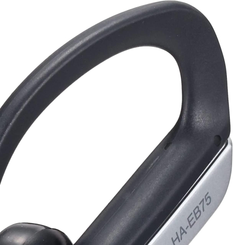 Casti audio - Casti sport JVC HA-EB75, Cu Fir, In-Ear, Confort si Stabilitate la Miscare, Argintiu