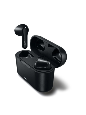 Casti audio - Casti True Wireless JVC HA-A3T-B-U, In Ear, Bluetooth, Microfon, Autonomie 22 ore, Negru
