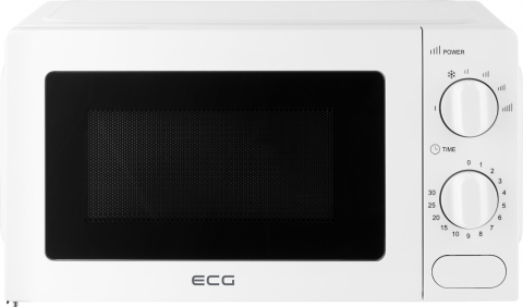 Cuptoare cu microunde - Cuptor cu microunde ECG MTM 1771 WE, 17 litri, 700W, 6 niveluri de putere, timer, alb