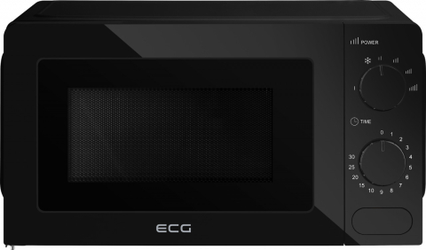 Cuptoare cu microunde - Cuptor cu microunde ECG MTM 1774 BE, 17 litri, 700W, 6 niveluri de putere, timer, negru