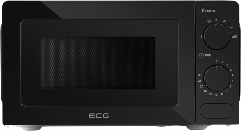 Cuptor cu microunde ECG MTM 1774 BE, 17 litri, 700W, 6 niveluri de putere, timer, negru [2]