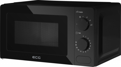 Cuptor cu microunde ECG MTM 1774 BE, 17 litri, 700W, 6 niveluri de putere, timer, negru [1]