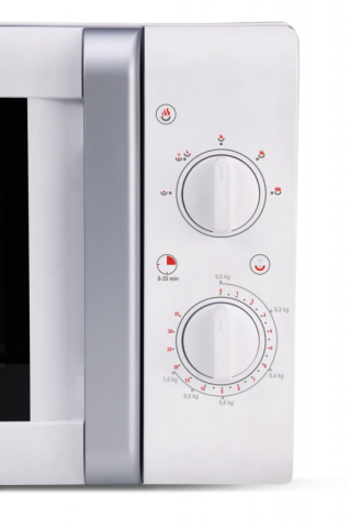 Cuptor cu microunde ETA Klasico 0208 90000 alb, 700 W, 5 niveluri de putere, timer [2]