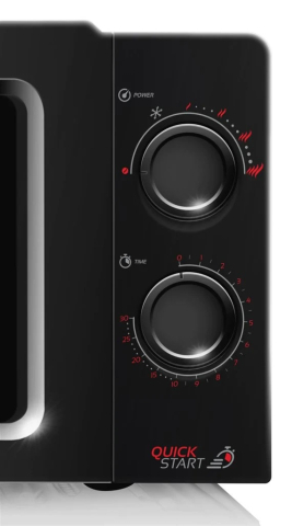 Cuptor cu microunde Gallet FMOM 205B negru, 700 W, 20 litri, 6 niveluri de putere, timer [3]