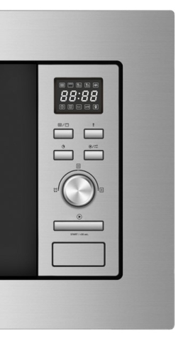 Cuptor cu microunde incorporabil ETA 479990000, 1000 W + 800 W, 8 programe, otel inoxidabil [2]