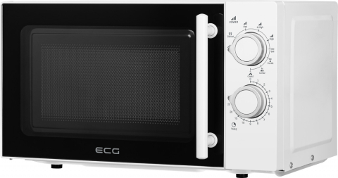 Cuptoare cu microunde - Cuptor cu microundeECG MTM 2073 GWE, 20L, 700W, 5 niveluri de putere