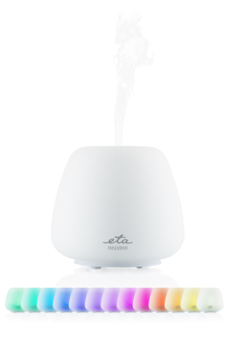 Difuzor de aroma ETA Aromai 3634 90010, 0.09 l, 5 W, pulverizare prin ultrasunete, iluminare colorata, sticla [3]
