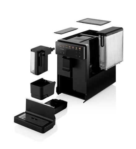 Espressor automat de cafea ETA Acorto 9180 90000, 1400W, 19 bar, sistem de spumare, negru [10]
