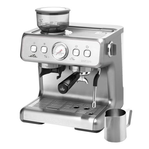 Bucatarie - Espressor automat ETA Baricelo 7181 90000, 1550 W, otel inoxidabil, 15 bari, dispozitiv spumare