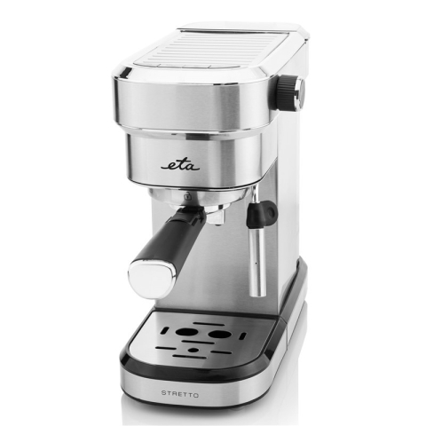 Bucatarie - Espressor manual ETA Stretto 2180, 1350 W,0.75 L, dispozitiv spumare, 15 bar, otel inoxidabil