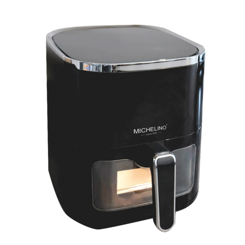 Friteuze - Friteuza cu aer cald 138748 Michelino, 5 litri, 1450 W, 80 °C - 200 °C, 12 programe presetate, negru
