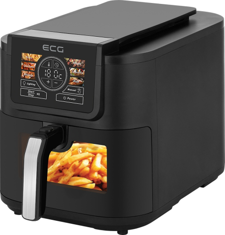 Friteuze - Friteuza cu aer cald AF 8020 Ai Slim Fry, 1700 W, 8 litri, 100-200°C, 6 programe automate, Program AI Smart, negru
