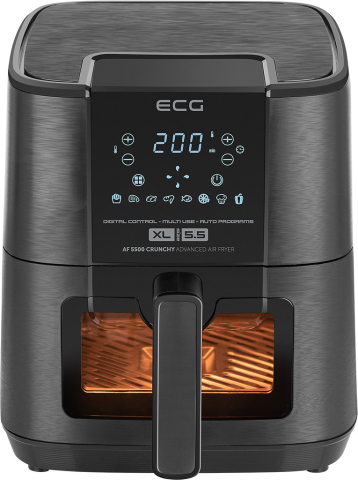 Friteuza cu aer cald ECG AF 5500 Crunchy, 5.5 L, 1350 W, control temperatura 80-200°C [2]