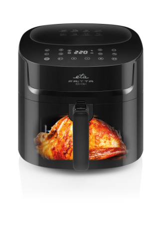 Friteuza cu aer cald ETA Fritta Digi 3168 90000, 1800 W, 7.2 litri, 40-220 °C, 8 programe, control tactil, negru [2]