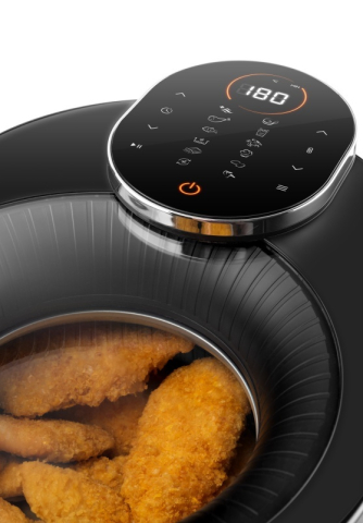 Friteuza cu aer cald ETA SkyFry 5168 90000, 5 litri, 1500 W, 12 programe, control tactil, negru [10]