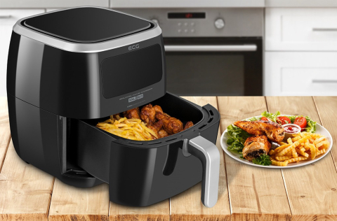 Friteuza cu aer fierbinte ECG AF 6000, 7 litri, 1800 W, 8 programe, control temperatura 30-200°C [6]