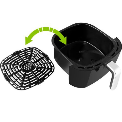 Friteuza cu aer fierbinte ECG AF 6000, 7 litri, 1800 W, 8 programe, control temperatura 30-200°C [5]