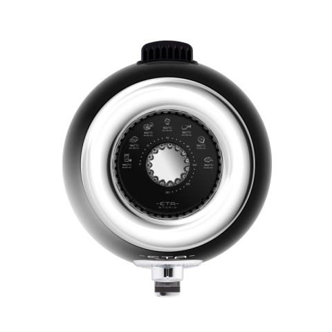 Friteuza cu aer fierbinte ETA Storio 6172 90020, 1350 W, 3 litri, 80-200 ° C, design retro, negru [2]