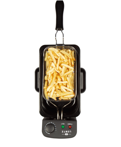 Friteuza cu ulei LENTZ 10200, 3 litri, 2000 W, termostat cu reglare continua 150-190°, otel inoxidabil [2]