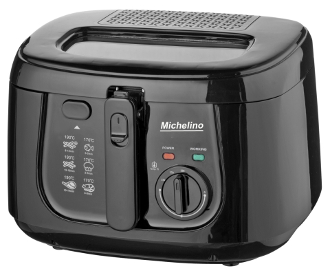 Friteuza cu ulei MICHELINO 74293, 2.5 litri, 1800 W, termostat cu reglare continua 150-190°, negru [6]