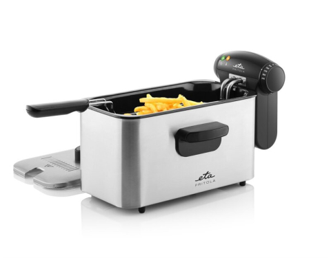 Friteuza ETA Fritola 3172, 2000W, 3 litri, otel inoxidabil, control temperatura 150-190 °C [8]